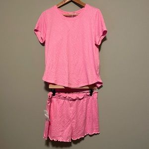 Emerson Road Sachet Pink 2 Piece Sleep Set - Size Large